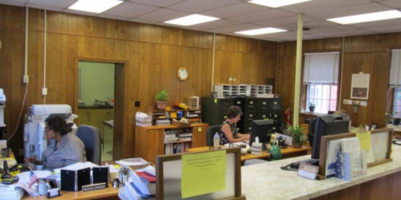 Intérieur du palais de justice de Charlotte